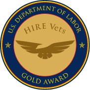 Careers 10 HIREVetsGoldAward